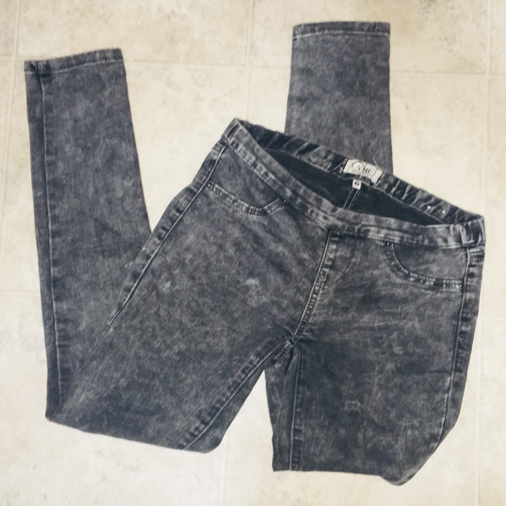 Acid Wash Denim Jeans